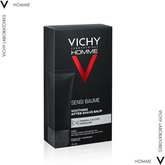 Vichy After Shave Balm Homme Sensi for Sensitive Skin 75ml