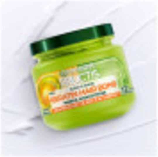 Garnier Fructis Keratin Hair Bomb Μάσκα Μαλλιών για Λείανση με Κερατίνη & Argan 320ml