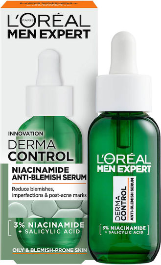 L'Oreal Paris Men Expert Derma Control Serum Gesicht für Akne & Unreinheiten 30ml