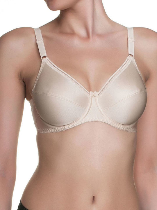 Claudette 200 W Bra without Padding Underwire Beige