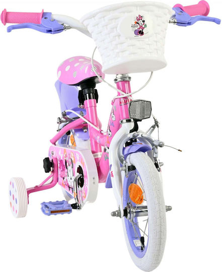 Minnie Mouse Bicicletă Copii BMX Alb 12"