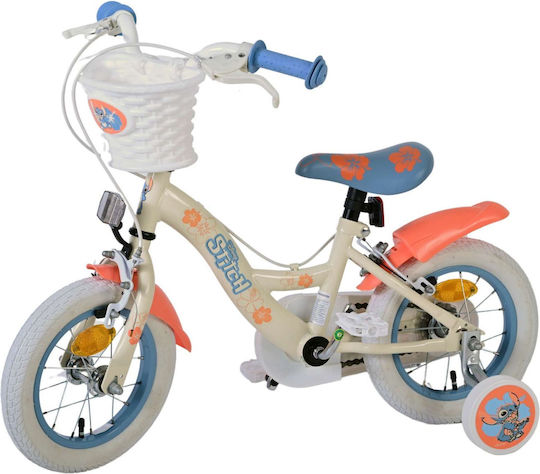 Disney 12" Παιδικό Ποδήλατo BMX Λευκό