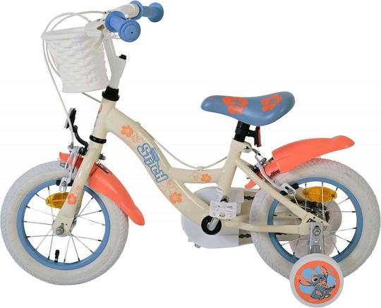 Disney 12" Παιδικό Ποδήλατo BMX Λευκό