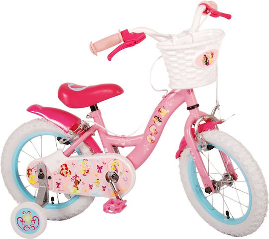 Volare Disney Princess 14" Παιδικό Ποδήλατo BMX Ροζ