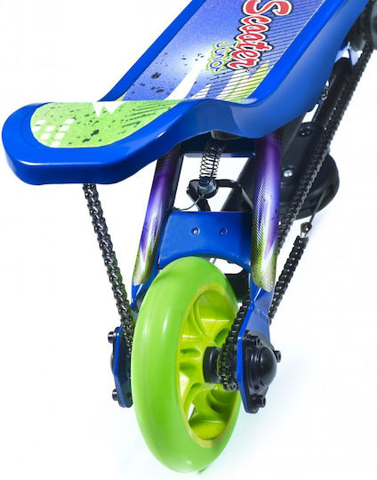 Scooter Patinetă Copii Pliabilă X360 cu 2 Roți pentru 4+ Ani Junior Albastru