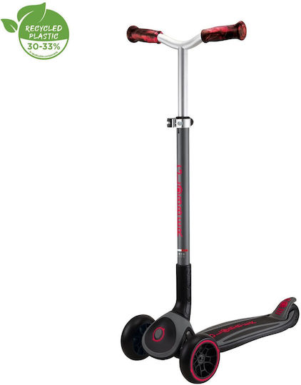 Globber Kinderroller Klappbar 3-Rad für 4+ Jahre Rot