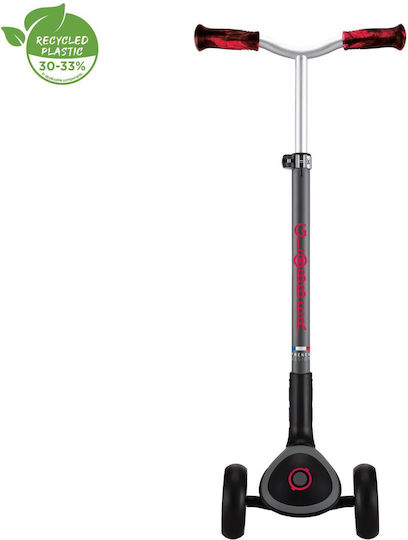 Globber Kinderroller Klappbar 3-Rad für 4+ Jahre Rot