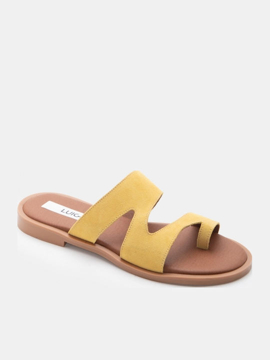 Women's Flat Sandals Yellow