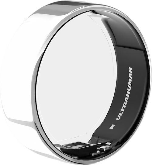 Ultrahuman AIR Intelligente Ring 18.8mm Wasserdicht mit Herzfrequenzsensor Silber