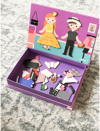 Mieredu Μαγνητικό Παιχνίδι Κατασκευών Puzzle Ντύνομαι