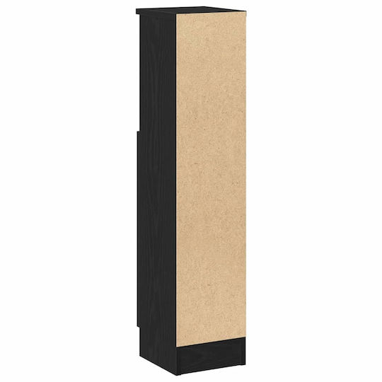 vidaXL Dulap De Baie 20.5x22x90cm Negru