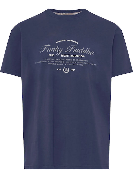 Funky Buddha T-shirt Navy Blue
