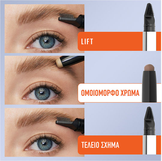 Maybelline Tattoo Βrow Lift Stick Pen for Eyebrows 2 Soft Brown