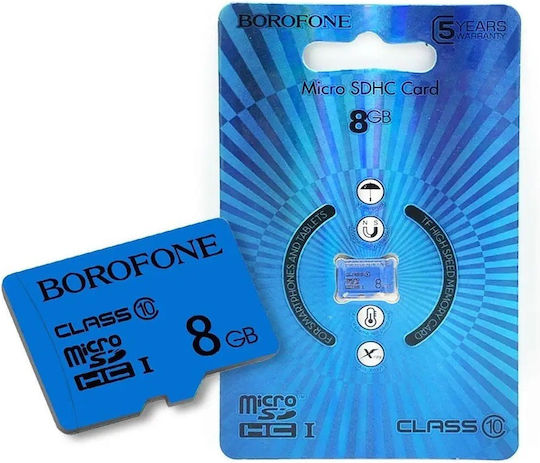 Borofone microSDHC 8GB Class 10
