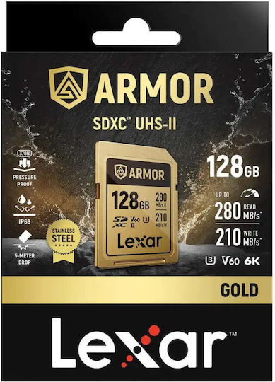 Lexar Lsdamgl128grnnng SDXC 128GB U3 UHS-II 30MB/s