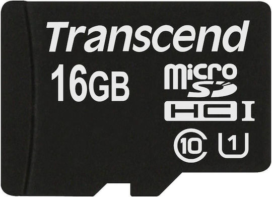 Transcend microSDHC 16GB U1 UHS-I