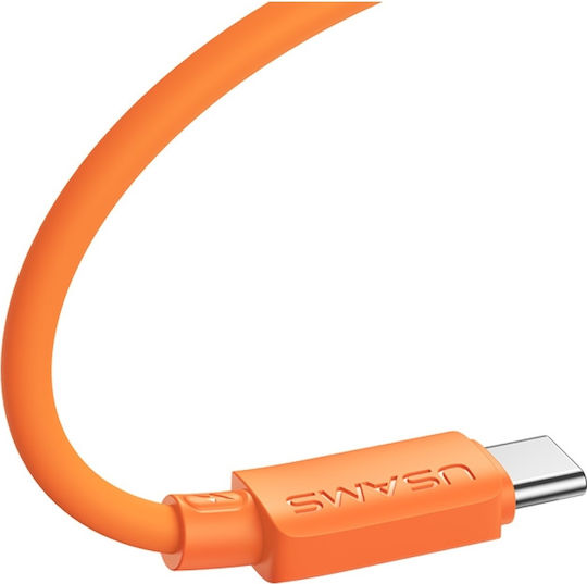 Usams USB 2.0 Kabel USB Typ-C männlich - USB-A 18W Schwarzes 1m SJ786USB01