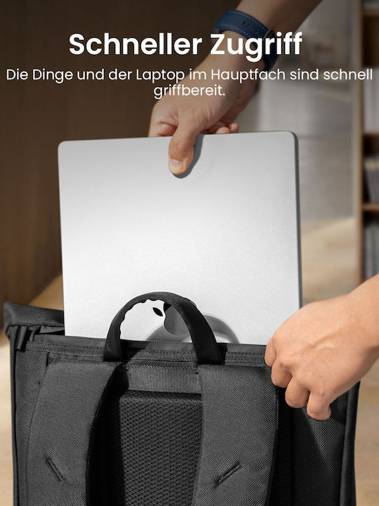 tomtoc Backpack Backpack for 17.3" Laptop Black T61L1D1