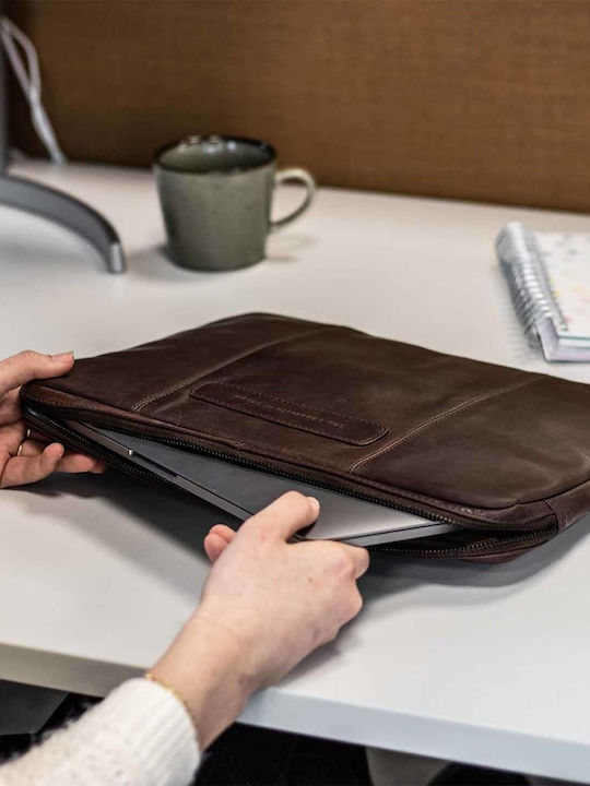 The Chesterfield Brand Ray Geantă Husă pentru laptop 13" Maro închis