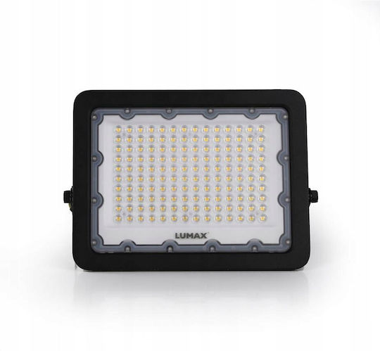 Lumax Στεγανός Προβολέας LED 100W Φυσικό Λευκό 4000K IP65