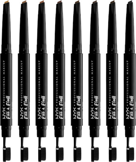 NYX Professional Makeup Fill & Fluff Μολύβι για Φρύδια 02 Taupe