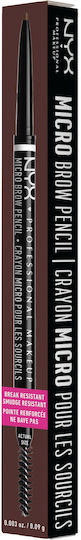 NYX Professional Makeup Micro Pencil for Eyebrows 06 Brunette
