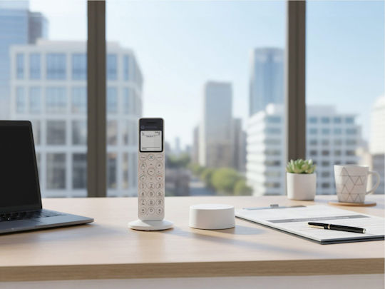 Motorola DOT 411 Безжичен Телефон Бял