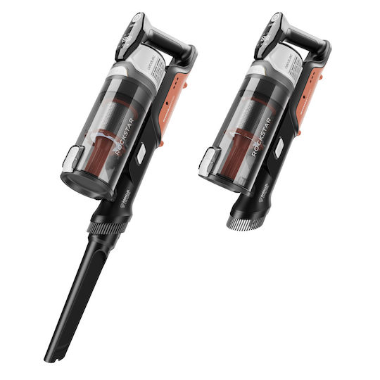 Cecotec Conga Rockstar S30 Flex Επαναφορτιζόμενη Σκούπα 2 σε 1 Stick & Χειρός 25.2V Γκρι