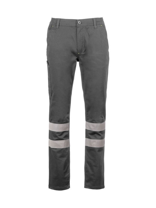 Payper Engine Stretch Pantaloni de Lucru Reflectorizanți Gri
