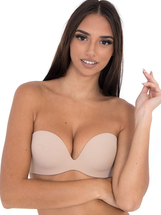Basic Secret Push Up Bra without Underwire Light Beige