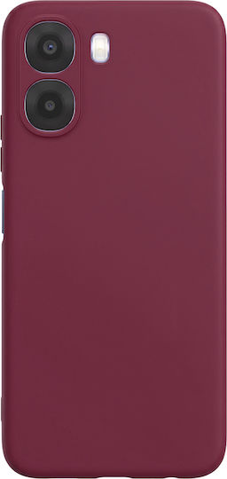 Avizar Калъф Oppo A6x Мек На Допир Силиконов Бърз Калъф Серия Бордо