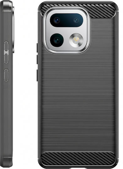 Avizar Case Realme 16 Pro Plus Carbon Effect Soft Shockproof Protective Cover Black