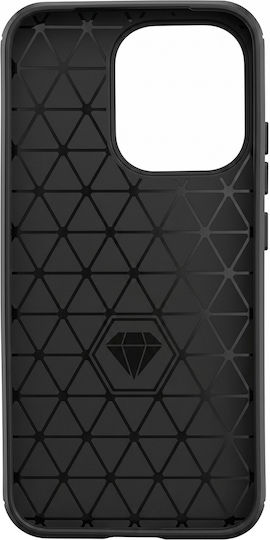 Avizar Калъф Oppo Reno 15 Pro от Силикон с Въглероден Ефект и Матирана Текстура Черен