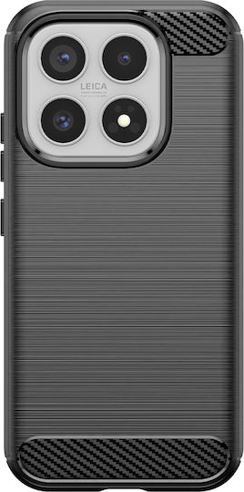 Avizar Handyhülle Xiaomi 17 Aus Silikon Carbon Effekt Gebürstete Textur Schwarz
