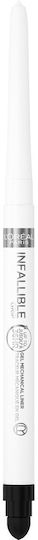 L'Oreal Paris Infaillible Grip Gel Automatic Waterproof & Long Stay Pen Eye Liner Polar White 1.2gr
