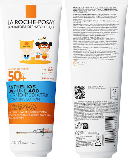 La Roche Posay Anthelios Uvmune 400Dermo Pediatrics Waterproof Kids Sunscreen Emulsion SPF50 250ml