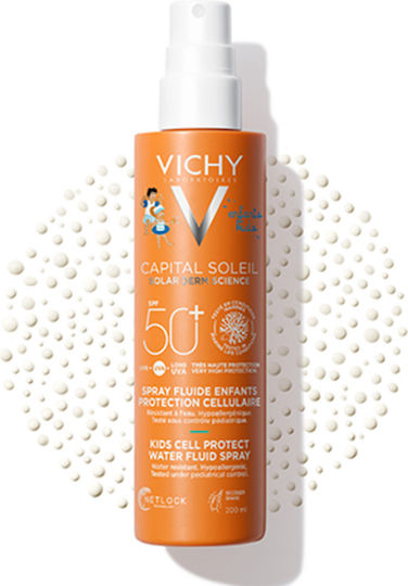 Vichy Capital Soleil Waterproof Kids Sunscreen Spray SPF50 200ml