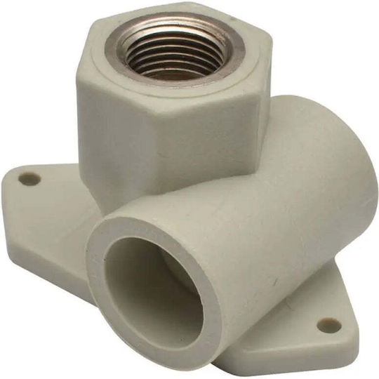 Ppr Wall Elbow Eccentric F20-1/2 Aquasto