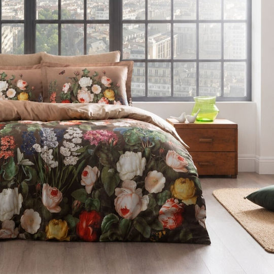 Tac Duvet Cover Set 200x220cm Double With 4 Pillowcases & 1 Bed Sheet Digital Ponia