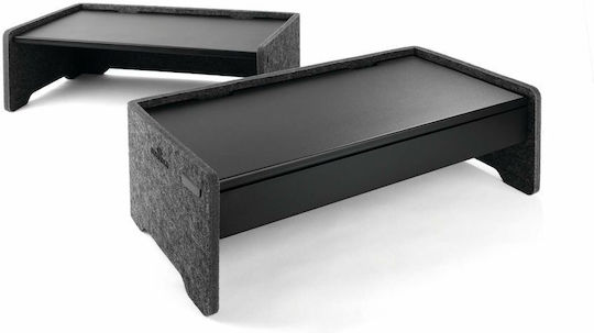 Durable Drawer Monitor Stand Effect Black