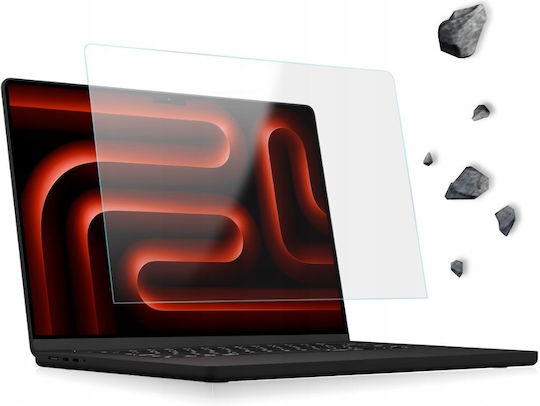 Grizzglass Hybridglass Easy Protective Film Installation Kit Included Compatible Macbook Pro 14 Inch M5 Transparent
