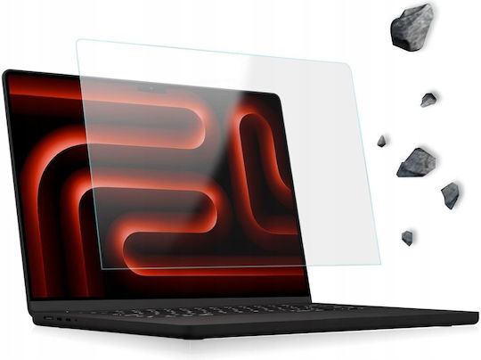 Grizzglass Hybridglass Easy Protective Film Installation Kit Included Compatible Macbook Air 13 Inch M4 2025 Transparent