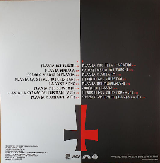 Nicola Piovani Flavia Heretic Original Motion Picture Soundtrack Vinyl