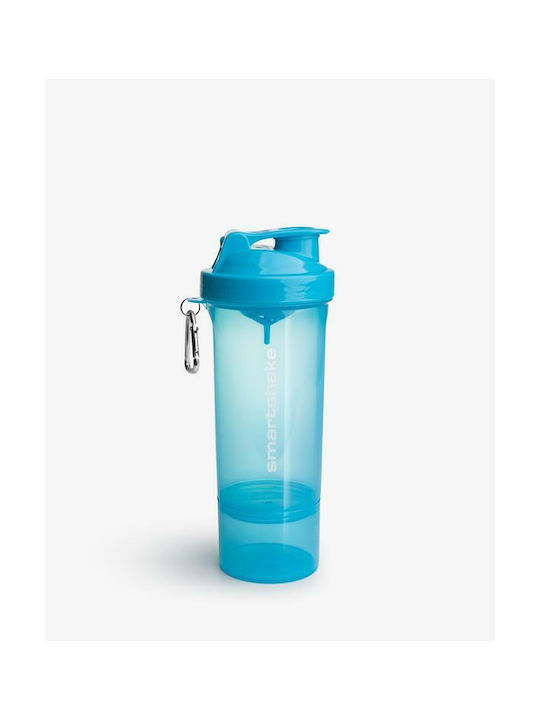 SmartShake Slim Shaker Πρωτεΐνης 500ml Πλαστικό Μπλε