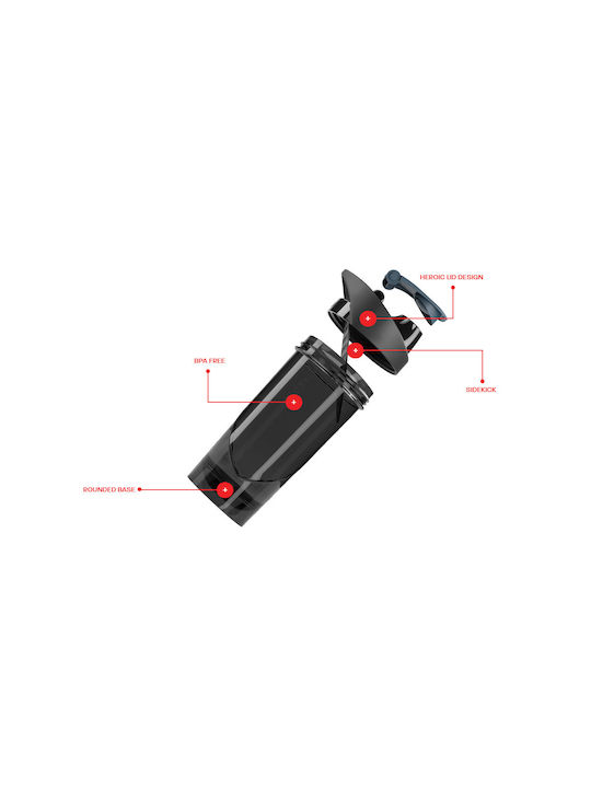 Shieldmixer Hero Pro Agitator De Proteine 700ml Plastic Roșu