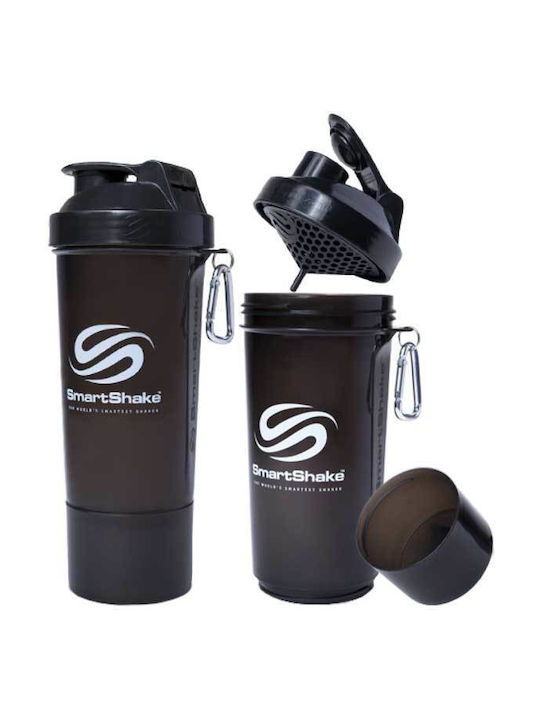 SmartShake Shaker Πρωτεΐνης 500ml Πλαστικό Μαύρο