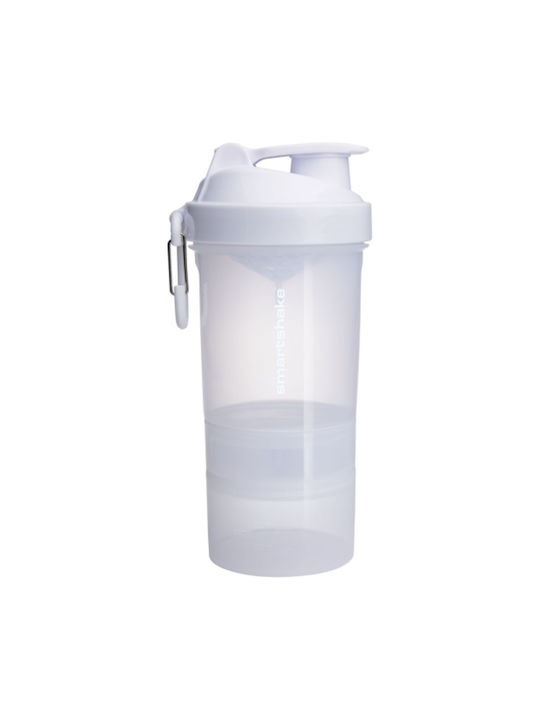 SmartShake Original2Go Shaker Πρωτεΐνης 600ml Πλαστικό Λευκό