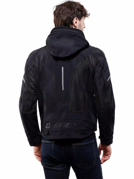 Dainese Super Sprint Air Tex Summertime Men's Riding Jacket Softshell Black/White
