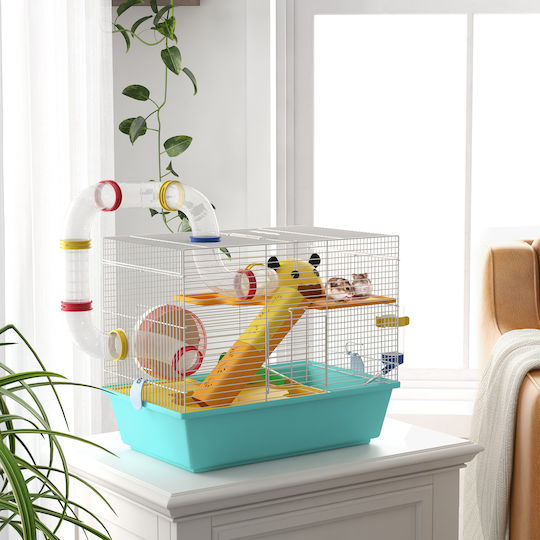 Pawhut Rodent Cage 45x28x37cm