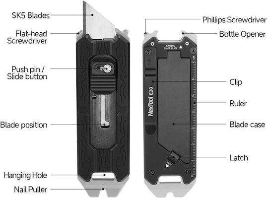 NexTool Πολυεργαλείο Αυτόματος Μαύρο